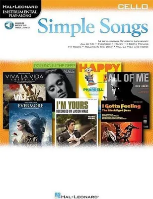 Produktbild von Simple Songs Cello Instrumental Play-Along Book/Online Audio