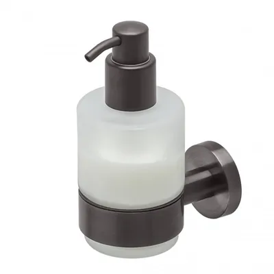 Produktbild von Geesa Nemox Seifenspender 200 ml Brushed Black Metal