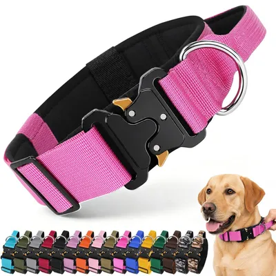 Immagine prodotto di Collare regolabile per cani da addestramento militare con maniglia
