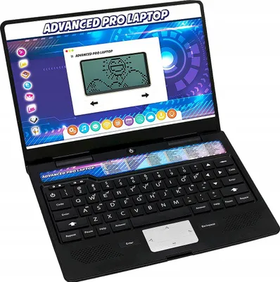 Produktbild von Kinderlaptop Smily Play 008085 zweisprachig mit LCD-Bildschirm