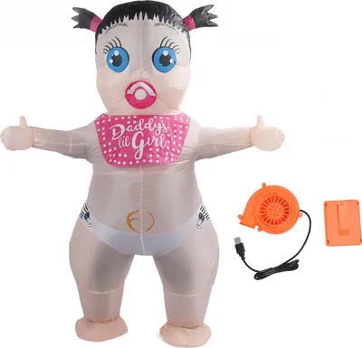 Obrázek produktu pro Nafukovací dětský kostým pro dospělé, dívčí design, pro cosplay a párty