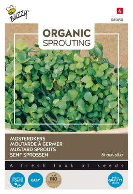 Immagine prodotto di Buzzy Germogli di senape biologica - Semi biologici - Circa 30 gr | Buzzy_084050