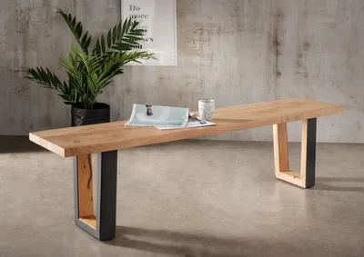 Produktbild von Esszimmerbank 180x38cm "Trondheim" Akazie massiv