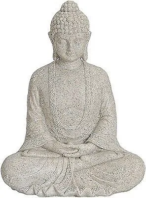 Produktbild von Buddha-Figur sitzend, 23cm Beige