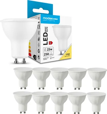 Produktbild von 10 x 3w LED GU10 Leuchtmittel Leuchte LED Spot Einbauleuchte Spot 110° 250 Lumen Neutralweiß