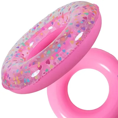 Immagine prodotto di Gommone gonfiabile da 90 cm con cuori rosa
