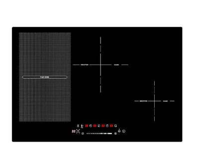 Produktbild von Acopino Induktionskochfeld KMI5F – 77 cm, 4 Kochzonen mit Flexzone, autark