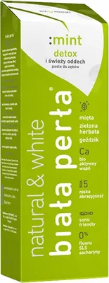 Zdjęcie produktu dla Biała Perła Pasta Do Zębów Naturalna Mięta Detoks 75 Ml