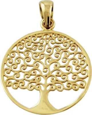 Produktbild von Lebensbaum Anhänger Gelbgold 333 8 Karat Baum des Lebens