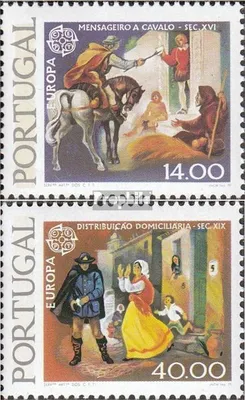 Produktbild von Briefmarken Portugal 1979 Mi 1441y-1442y (kompl.Ausg.) FDC Post- und Fernmeldewesen