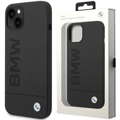 Produktbild von BMW Silikon Signature Logo Magsafe - iPhone 14 Plus Hülle (Schwarz)