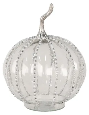 Image de Clayre & Eef Décoration Potiron Ø 15x19 cm Verre transparent