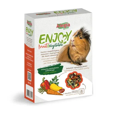 Zdjęcie produktu dla Alegia Enjoy fruits and vegetables dla świnki morskiej 340g Alegia