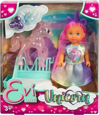 Produktbild von Simba Puppe Evi Love mit Unicorn Einhorn 105733728