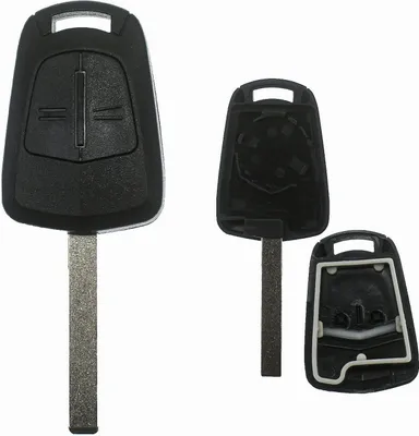 Produktbild von Auto Schlüssel Funk Fernbedienung 1x Gehäuse + 1x Rohling HU100 kompatibel mit Opel