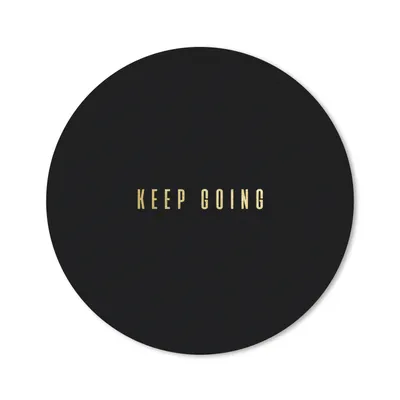 Produktbild von MuchoWow® Mauspad Mousepad Zitate - Motivation - Gold - Schwarz 40x40 cm - Mousepads - Maus Mat - Pad - Mausunterlage - Schreibtisch Accessoires