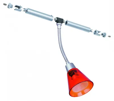 Produktbild von Paulmann Seil- und Schienensystem CombiEasy Spot Curcuma 1x35W GU4 Chrom/Orange transparent 12V Metall/Glas