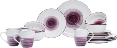 Immagine prodotto di Komplettservice 16 tlg. Luna bordeaux