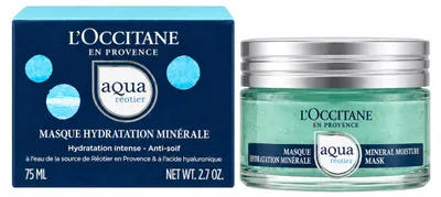 Produktbild von L'Occitane Aqua Réotier Mineral Moisture Mask, Feuchtigkeitsspendende Maske, Frauen, Universal, Feuchtigkeitsspendend, Creme, 75 ml