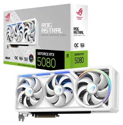 Produktbild von Asus Rog-Astral-Rtx5080-O16G-White 16Gb Gddr7 Hdmi Dp