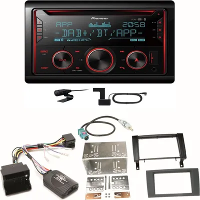 Produktbild von Pioneer FH-S820DAB DAB+ USB Bluetooth FLAC USB Einbauset für Mercedes SLK R171