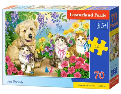 Obrázek produktu pro CASTORLAND Puzzle 70 dílků - Nejlepší přátelé