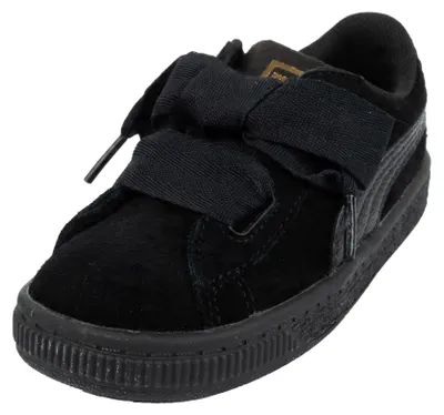 Produktbild von Puma - Kinder Sneaker "SNK", Herz, Leder PP6871 (22 EU) (Schwarz)
