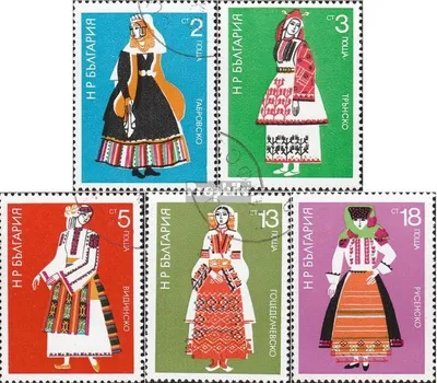 Produktbild von Briefmarken Bulgarien 1975 Mi 2400-2404 (kompl.Ausg.) FDC Regionaltrachten