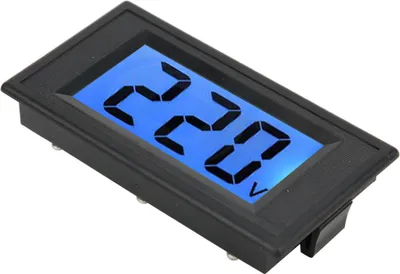 Zdjęcie produktu dla Miernik napięcia, woltomierz prądu przemiennego, panel napięcia, cyfrowy miernik panelowy, cyfrowy woltomierz LCD, cyfrowy panel testera napięcia