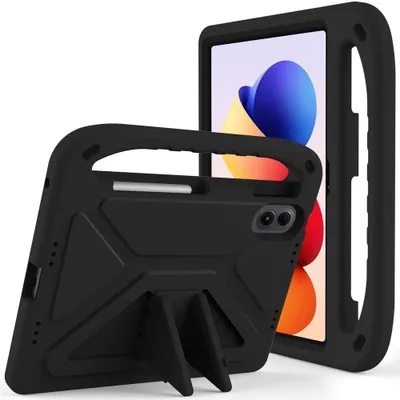 Produktbild von Xiaomi Redmi Pad 2 Pro Hülle - Coverup Stoßfeste Kinderhülle - Schwarz