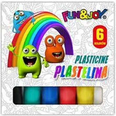 Obrázok produktu pre Výtvarná plastelína pre deti 6 farieb