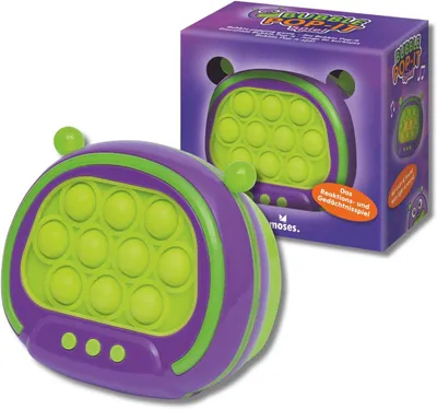 Produktbild von Bubble Pop-It Spiel – Elektronisches Reaktionsspiel und Gedächtnisspiel mit 4 Spielmodi – Mit Licht- und Soundeffekten – Ein Fidget-Spielzeug