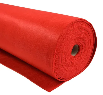 Filzstoff Meterware rot