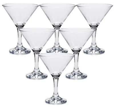 Produktbild von Pasabahce Cocktailglaser - 6x Stuck - transparent - Glas - 190 ml