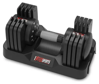 Immagine prodotto di Supporto regolabile da 18 kg - Peso regolabile da 2 a 18 kg - Realizzato in metallo con maniglia in gomma
