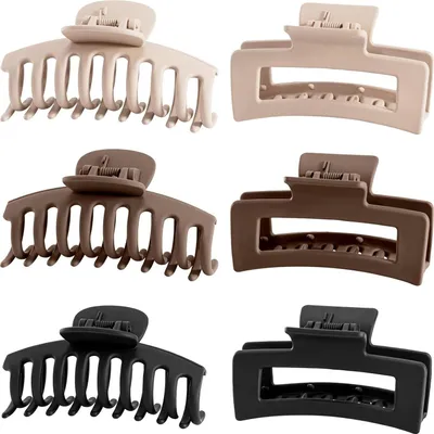 Produktbild von Große Haarklammer 8cm Haarspangen für dickes Haar Rutschfestes Jaw Clips E