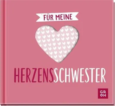 Obrázok produktu pre Für meine Herzensschwester: Kleines Geschenkbuch mit liebevollen Sprüche