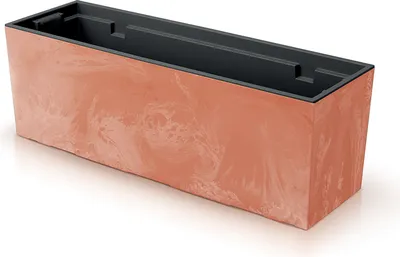 Obrázek produktu pro Truhlík CORBI betonový efekt terakota 58 cm