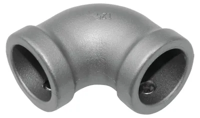 Produktbild von GARDINIA Eckstück für Gardinenstangen mit Ø 25 mm, Serie Industrial Home, Metall