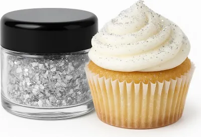 Produktbild von Dekorativer Glitter Silber 3g - Saracino