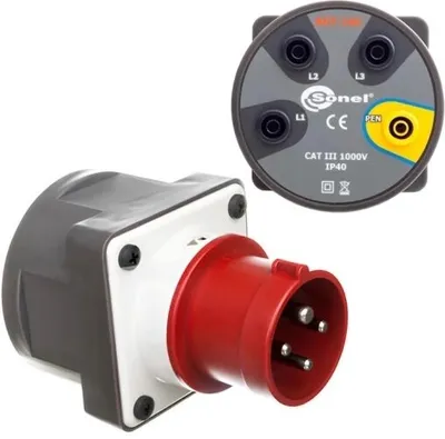 Obrázok produktu pre Adaptér AGT-16A s 4-pinovými banánovými konektormi WAADAAGT16C SONEL