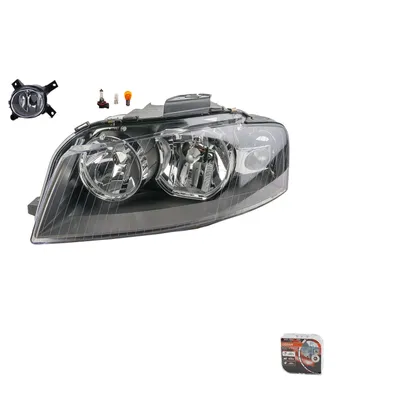 Obrázok produktu pre Johns, svetlomety + Osram Night Breaker Laser vhodné pre Audi A3 8P 05/03-07/08Li 8P0941003K 8P0941003A 8E0941699C 8E0941699E