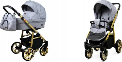 Obrázok produktu pre BabyLux® Color Lux | Kočík 2v1 Set | Silver Flex | Kombinovaný kočík | Set kočíka | Bu