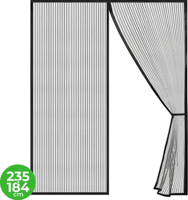 Produktbild von VerminBuster Fliegenvorhang Magnetisch - Luxus Türgitter - 235 x 184 cm - Türvorhang - Türgittervorhang