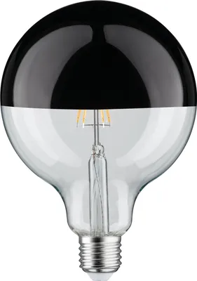 Immagine prodotto di Paulmann LED Globe 6,5 Watt E27 testa specchio nero cromo bianco caldo