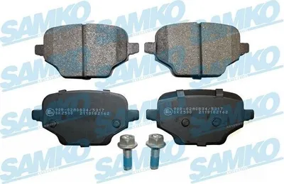 Produktbild von SAMKO Bremsbeläge Satz Hinten Bremsklötze für CITROËN BERLINGO Kasten (B9) 5SP2162
