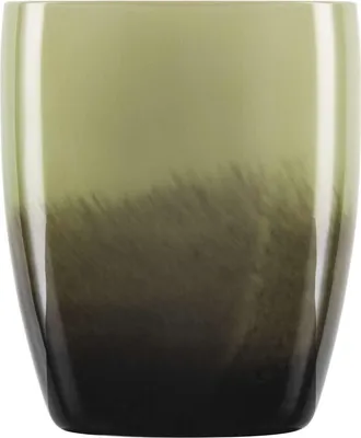 Produktbild von Zwiesel 2 Stück a 1 KAR VASE KLEIN SHADOW 140 OLIVE 121580 + Geschenk handmade