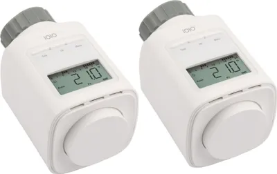 Produktbild von 2 Stück IOIO HT 2000 Elektronischer Thermostat Heizkörperthermostat spart bis 30% Heizkosten