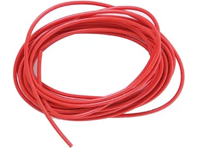 Image de Câble électrique Q 1,5 mm, longueur : 5 m, rouge