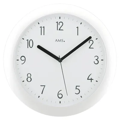 Produktbild von AMS Funk-Wanduhr, Funkwerk, D28x4cm, 5844